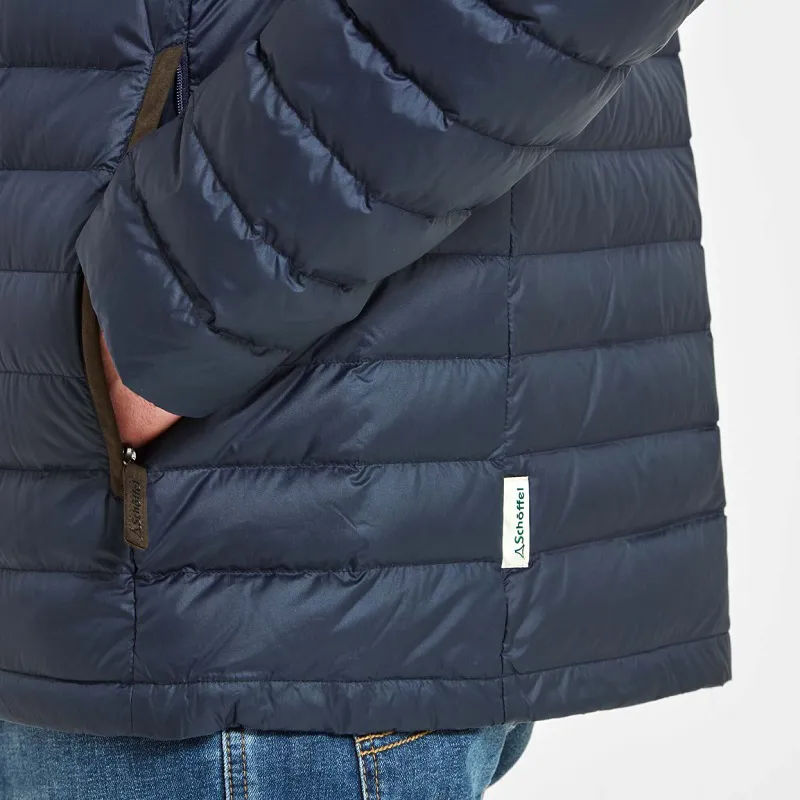 Schoffel Mens Hallaton Down Jacket True Navy-3